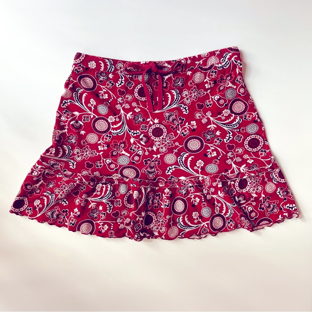 Ann Taylor LOFT Floral Mini Flare Skirt (Spring/Summer)